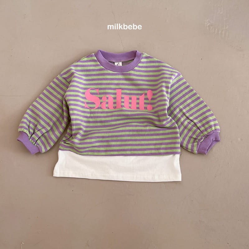 Milk Bebe - Korean Children Fashion - #kidsstore - Hello Tee - 2