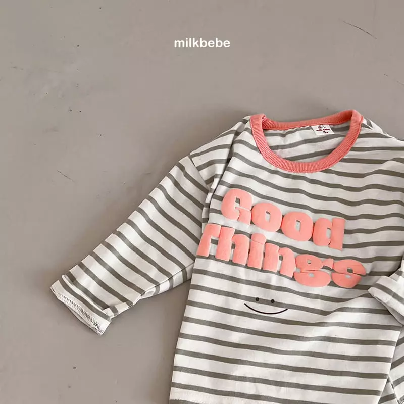 Milk Bebe - Korean Children Fashion - #kidzfashiontrend - Good Tee - 6