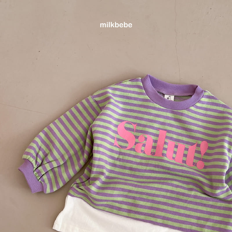 Milk Bebe - Korean Children Fashion - #kidzfashiontrend - Hello Tee - 3