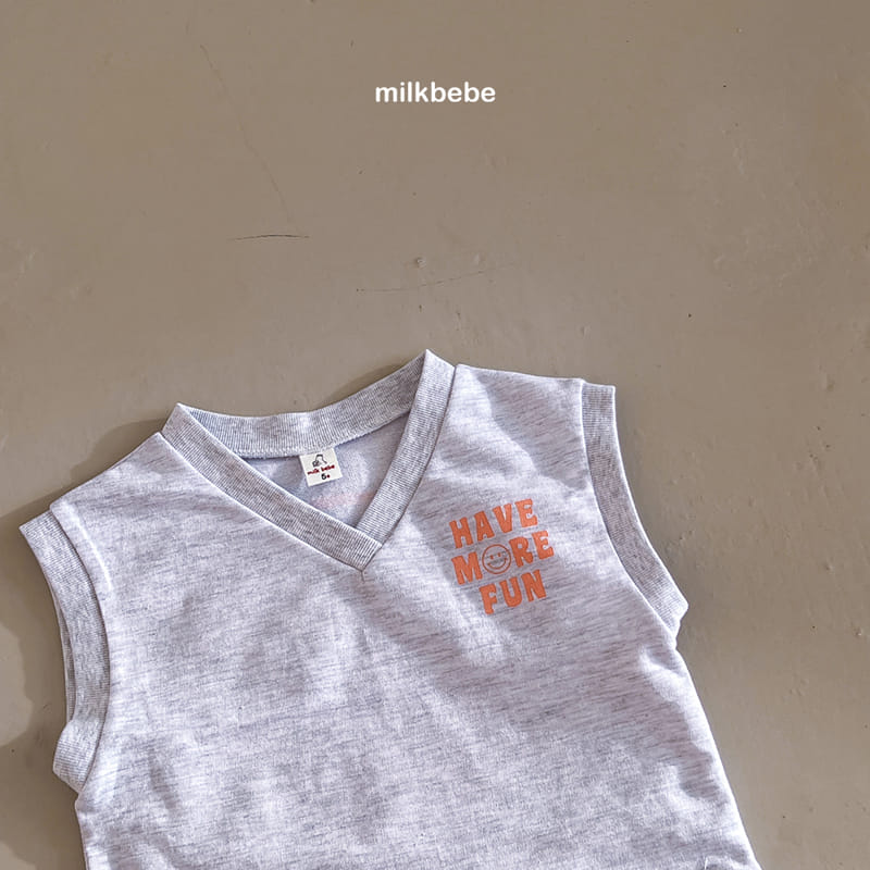 Milk Bebe - Korean Children Fashion - #littlefashionista - Smile Vest - 7