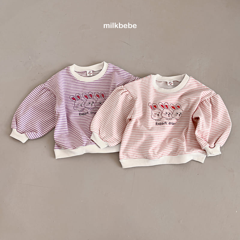 Milk Bebe - Korean Children Fashion - #littlefashionista - Rabbit Tee