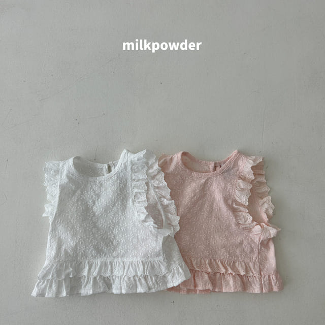 Milk Powder - Korean Children Fashion - #childofig - Wendy Lace Vest - 9