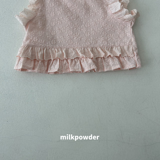 Milk Powder - Korean Children Fashion - #childrensboutique - Wendy Lace Vest - 10