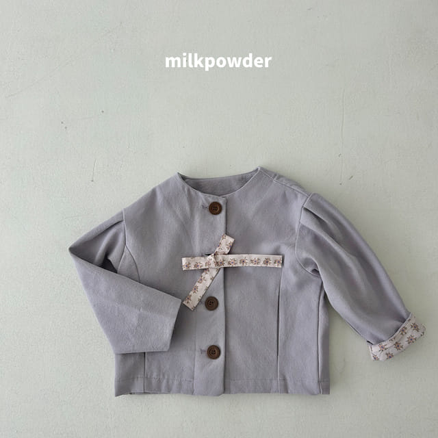 Milk Powder - Korean Children Fashion - #childrensboutique - Ribbon Jacket - 7