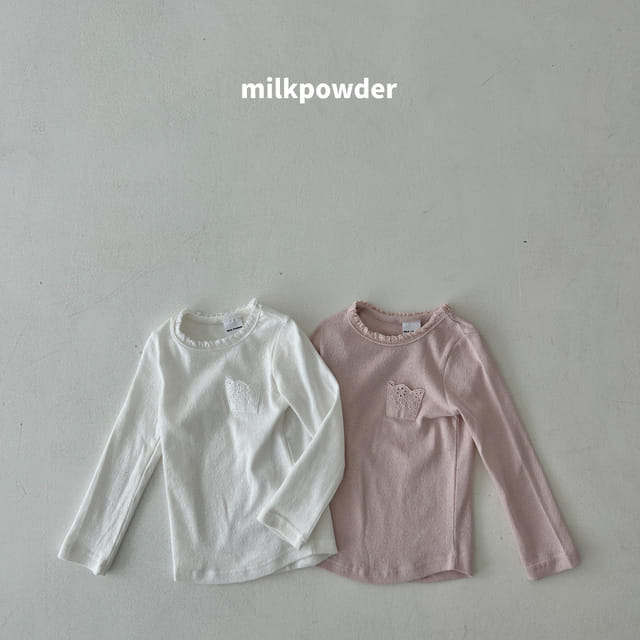 Milk Powder - Korean Children Fashion - #discoveringself - Heart Tee - 2