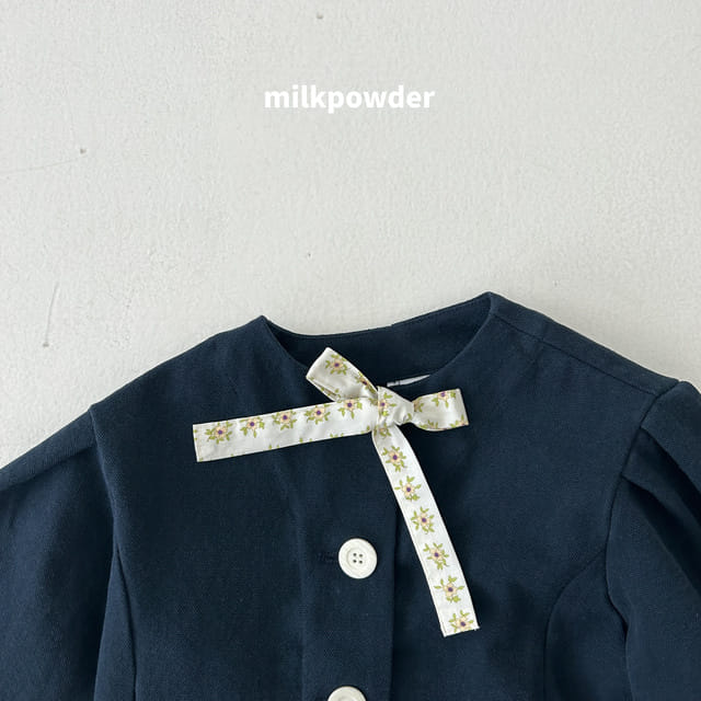 Milk Powder - Korean Children Fashion - #discoveringself - Ribbon Jacket - 9