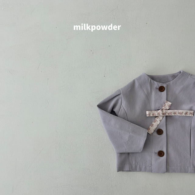 Milk Powder - Korean Children Fashion - #kidsshorts - Ribbon Jacket - 11