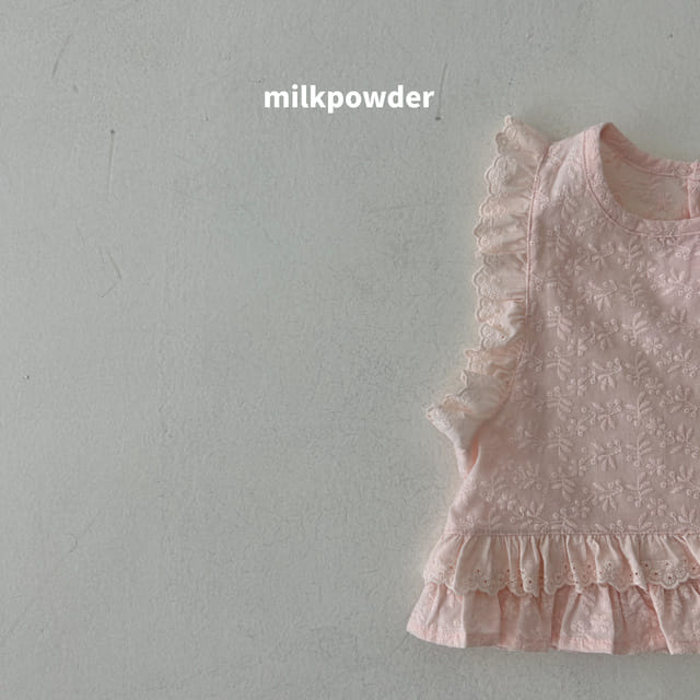 Milk Powder - Korean Children Fashion - #kidsstore - Wendy Lace Vest