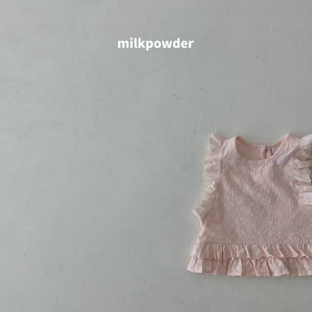 Milk Powder - Korean Children Fashion - #Kfashion4kids - Wendy Lace Vest - 4