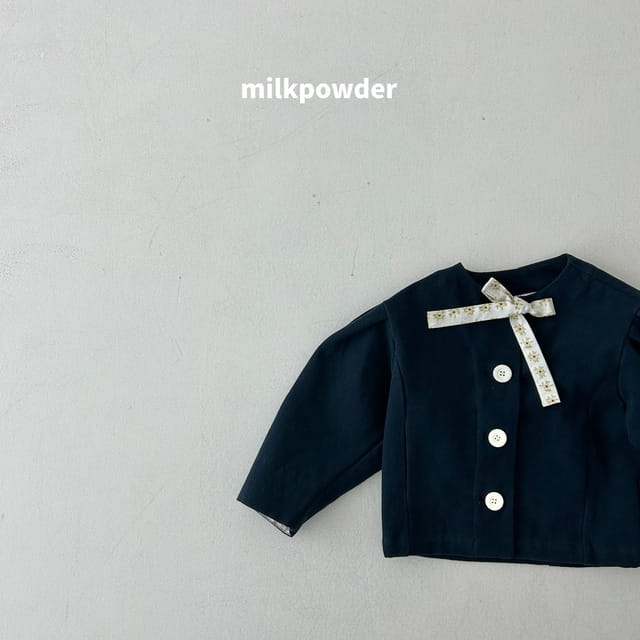Milk Powder - Korean Children Fashion - #littlefashionista - Ribbon Jacket