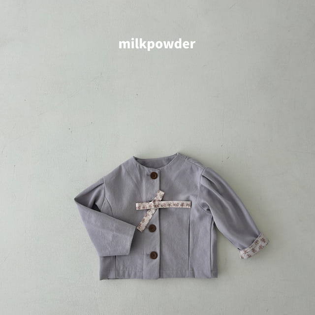 Milk Powder - Korean Children Fashion - #magicofchildhood - Ribbon Jacket - 2