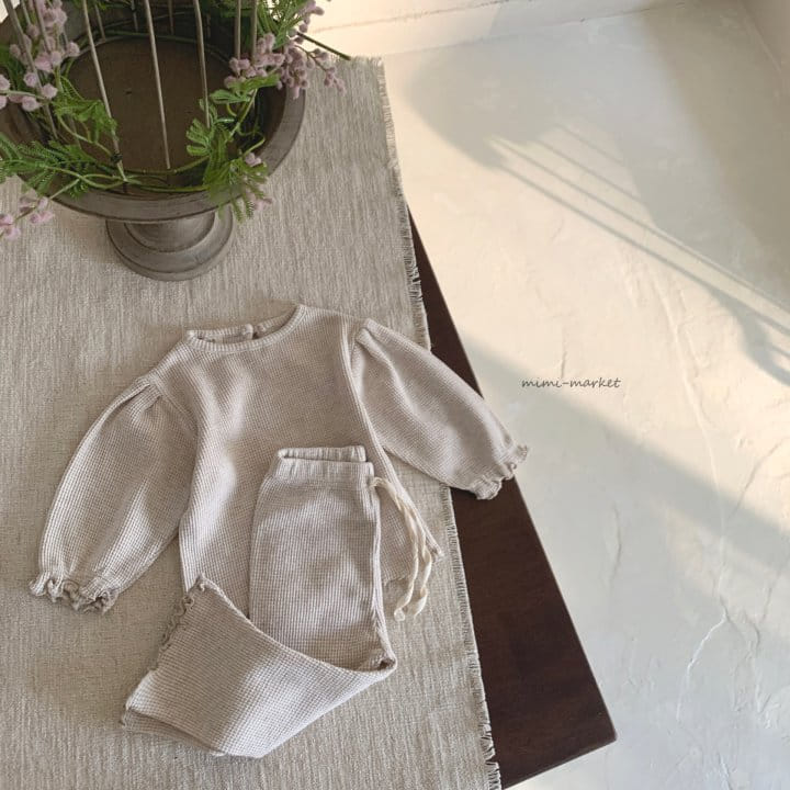 Mimi Market - Korean Baby Fashion - #babyclothing - Honey Top Bottom Set - 9