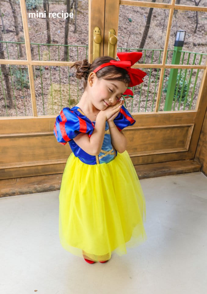 Mini Recipe - Korean Children Fashion - #Kfashion4kids - Snow White Princess One-piece - 6