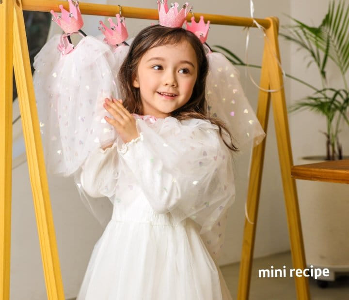Mini Recipe - Korean Children Fashion - #kidzfashiontrend - Fairy Cape Mini Crown Set - 4