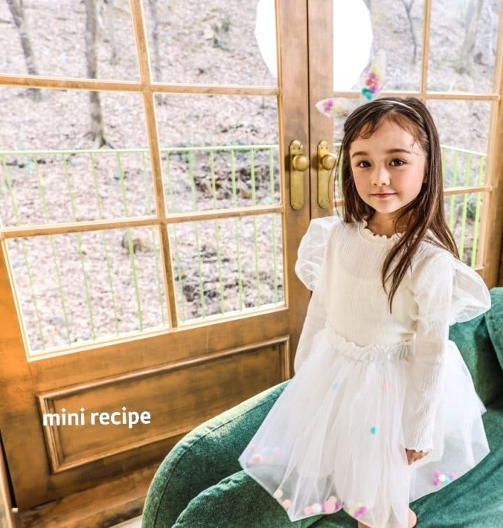 Mini Recipe - Korean Children Fashion - #designkidswear - Pong Pong Skirt - 10
