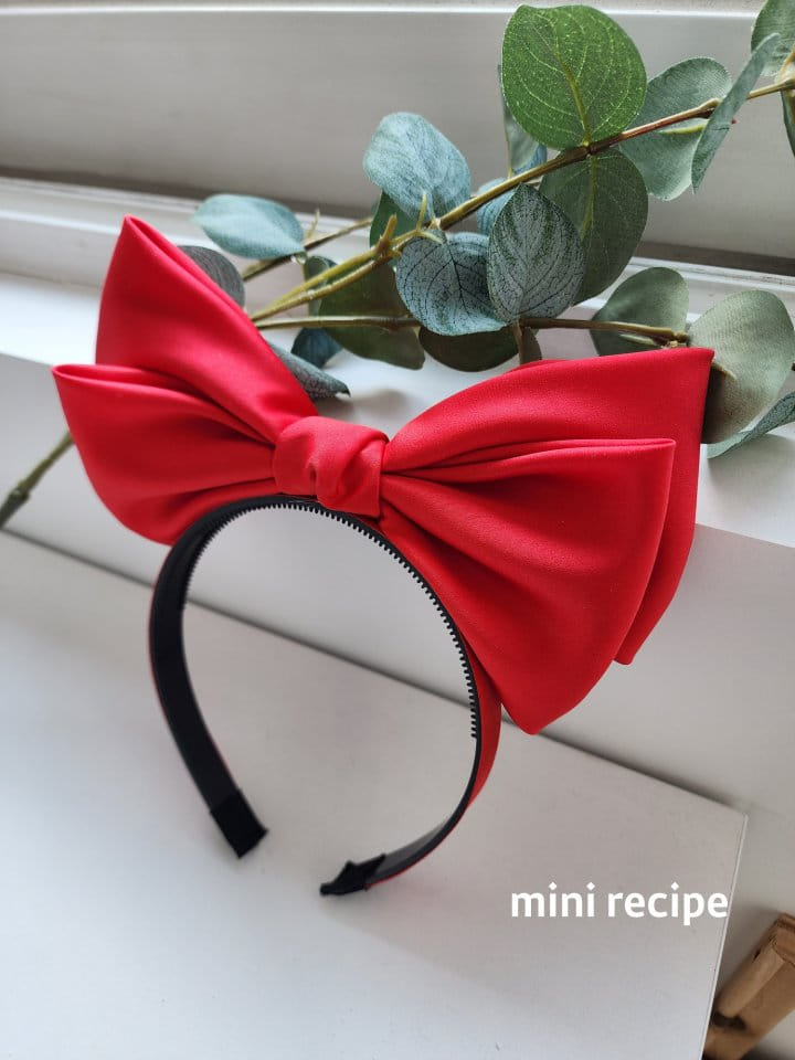 Mini Recipe - Korean Children Fashion - #designkidswear - Red Ribbon Hairband - 9