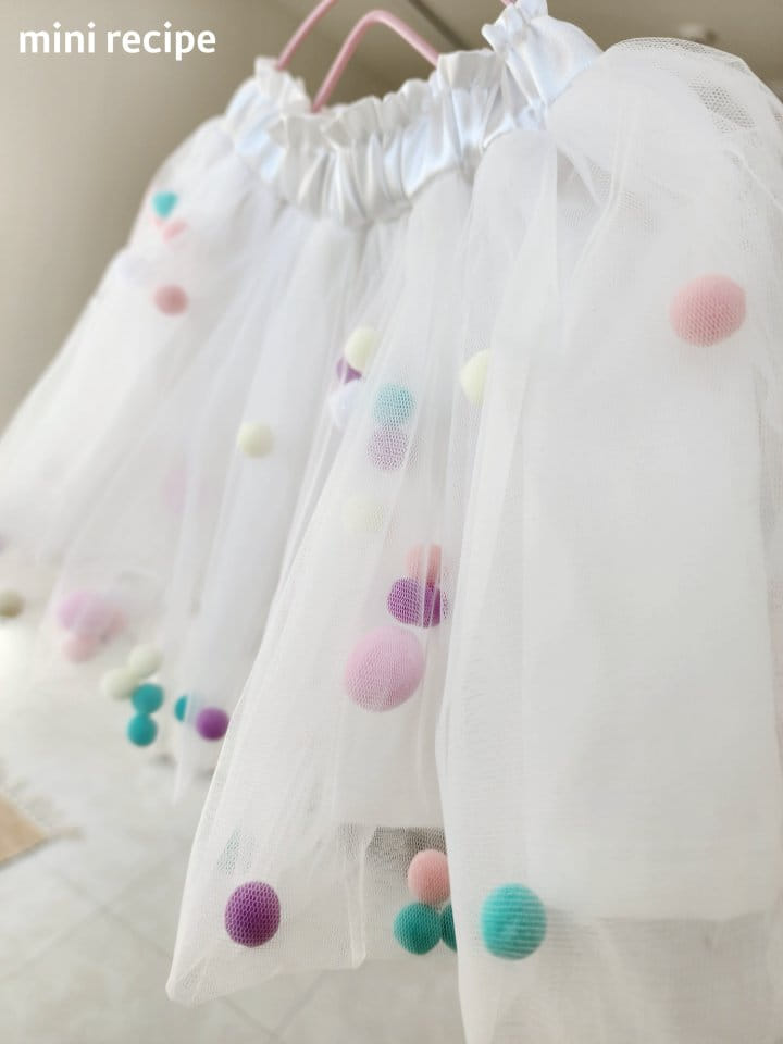 Mini Recipe - Korean Children Fashion - #fashionkids - Pong Pong Skirt - 12