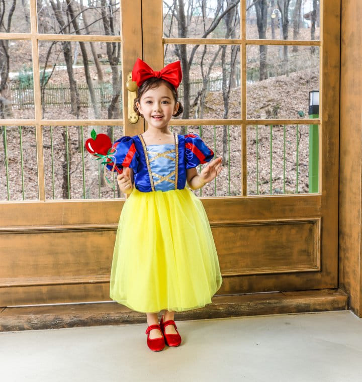Mini Recipe - Korean Children Fashion - #kidsshorts - Snow White Princess One-piece - 3