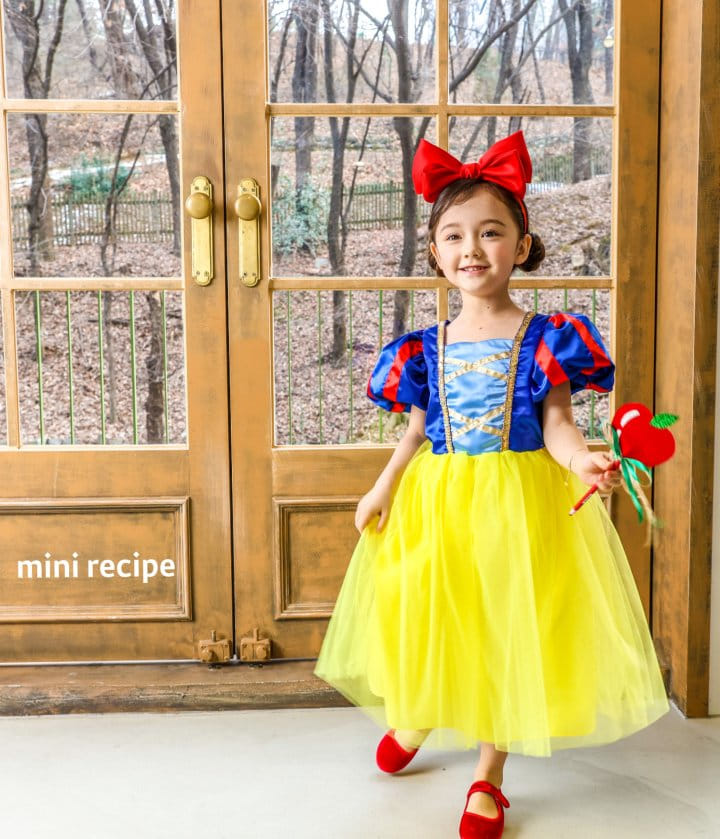 Mini Recipe - Korean Children Fashion - #kidsshorts - Snow White Princess One-piece - 4