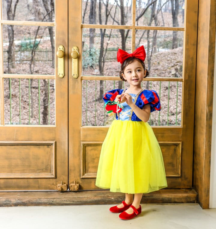 Mini Recipe - Korean Children Fashion - #kidzfashiontrend - Snow White Princess One-piece - 5