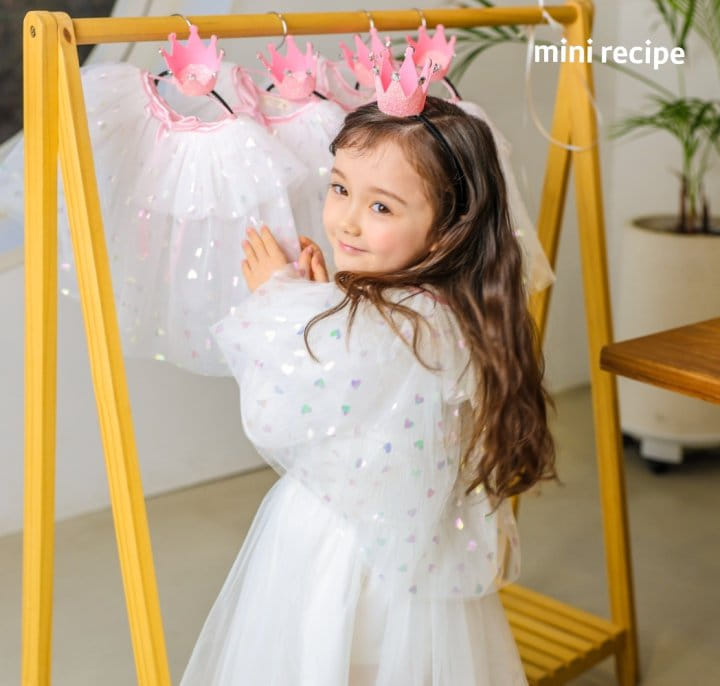 Mini Recipe - Korean Children Fashion - #littlefashionista - Fairy Cape Mini Crown Set - 5