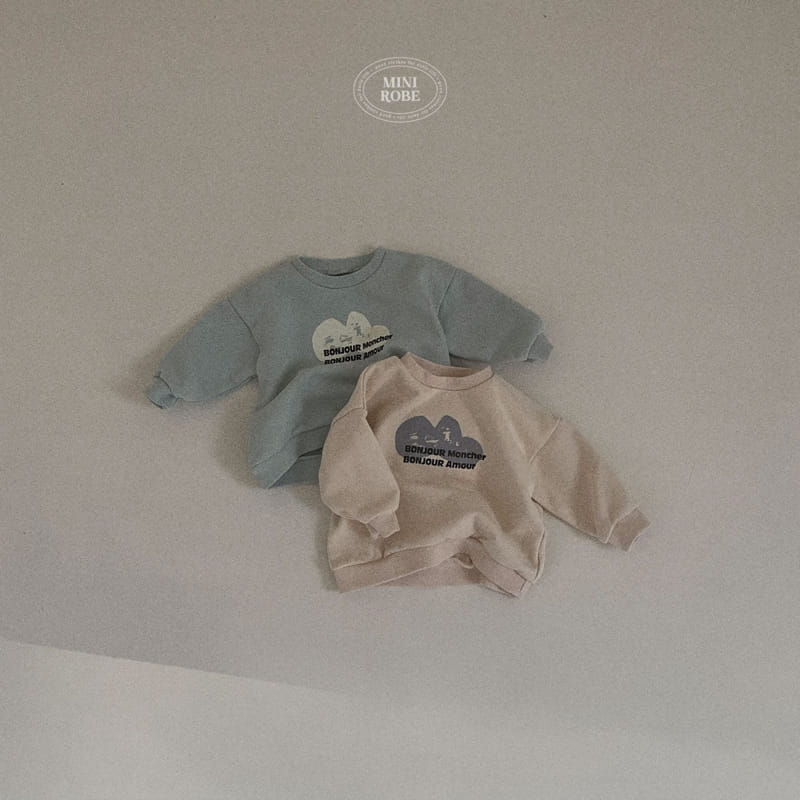 Mini Robe - Korean Baby Fashion - #babyboutique - Bebe Bonjour Sweatshirt - 3
