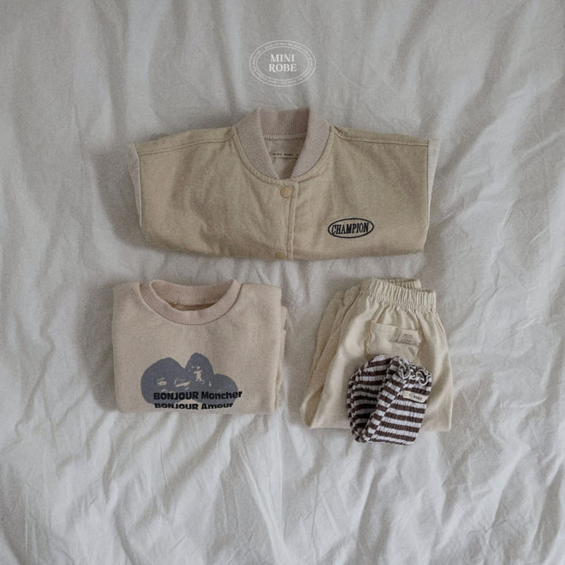 Mini Robe - Korean Baby Fashion - #babyclothing - Bebe Bonjour Sweatshirt - 6