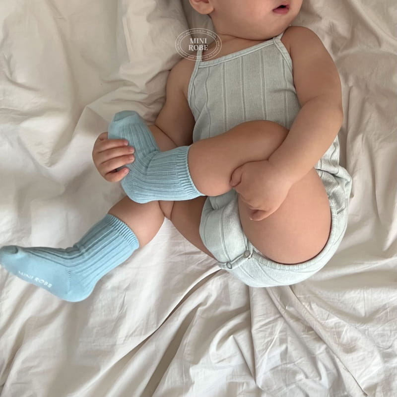 Mini Robe - Korean Baby Fashion - #babyclothing - Pastel Socks - 12