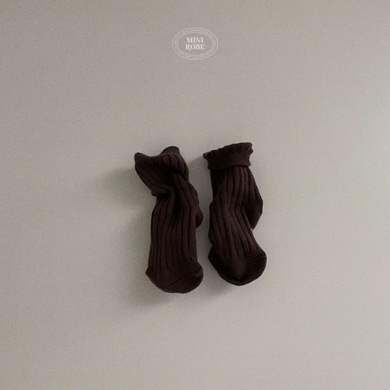 Mini Robe - Korean Baby Fashion - #babyfever - Pistachio Socks - 6