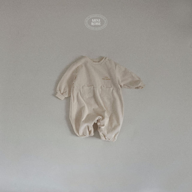 Mini Robe - Korean Baby Fashion - #babyfever - Bebe Milk Lit Bodysuit - 2