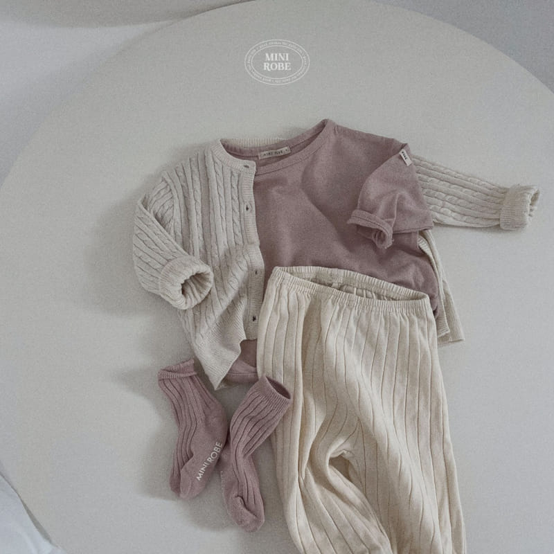 Mini Robe - Korean Baby Fashion - #babygirlfashion - Bebe Twist Knit Cardigan - 6