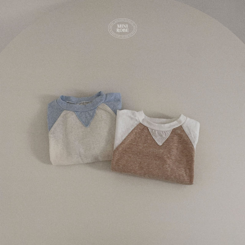 Mini Robe - Korean Baby Fashion - #babylifestyle - Bebe Sponge Raglan Tee - 9
