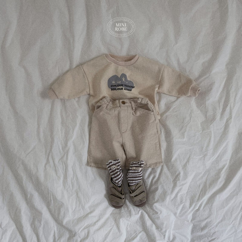 Mini Robe - Korean Baby Fashion - #babylifestyle - Bebe Bonjour Sweatshirt - 10