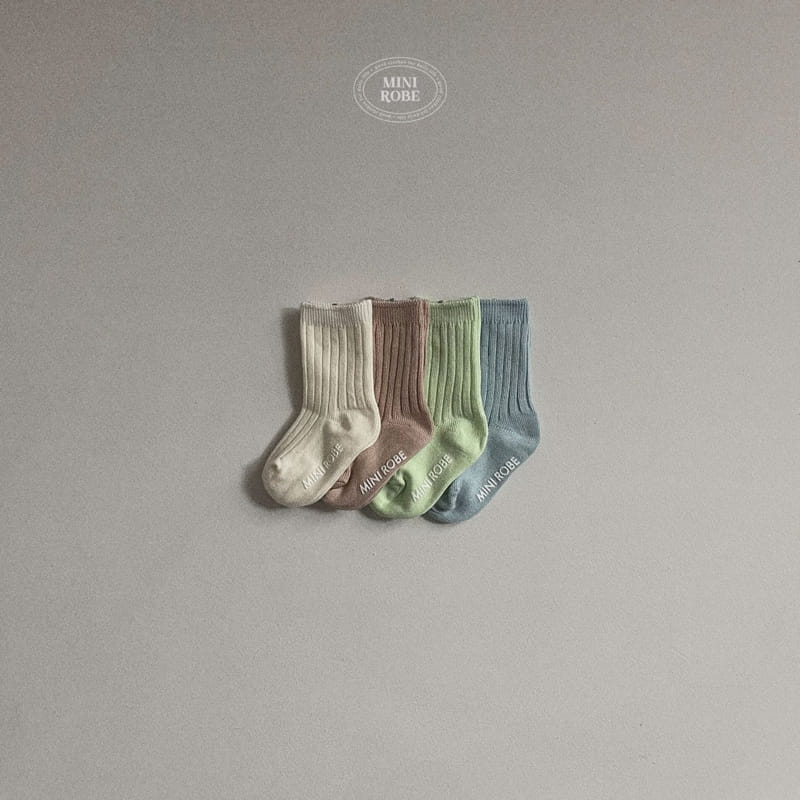 Mini Robe - Korean Baby Fashion - #babylifestyle - Pastel Socks