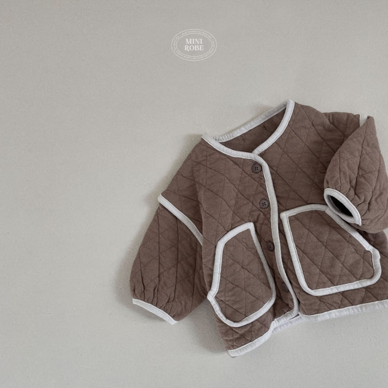 Mini Robe - Korean Baby Fashion - #babyoutfit - Bebe Cocoa Quilting Jumper - 11