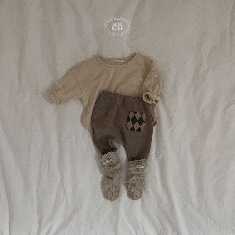 Mini Robe - Korean Baby Fashion - #babyoutfit - Bebe Check Color Pants - 6
