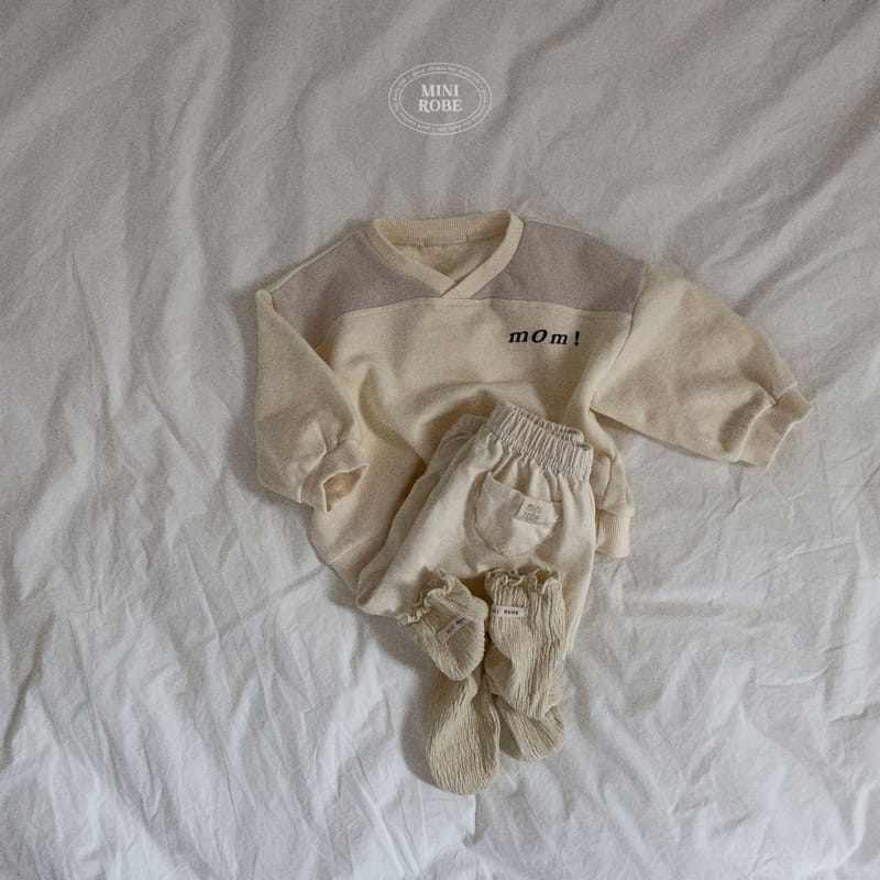 Mini Robe - Korean Baby Fashion - #babyoutfit - Bebe V Sweatshirt - 12