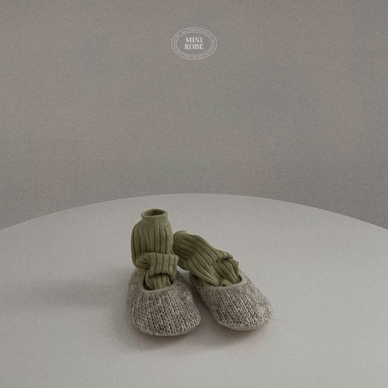Mini Robe - Korean Baby Fashion - #babyoutfit - Pistachio Socks - 11