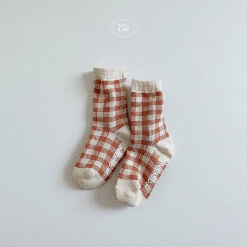 Mini Robe - Korean Baby Fashion - #babyoutfit - Natural Socks - 9