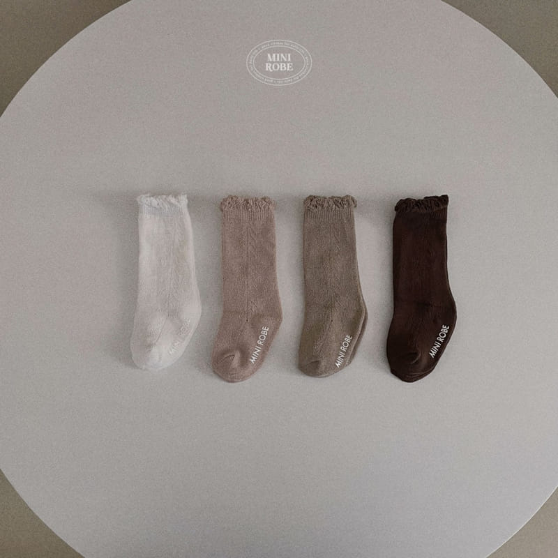 Mini Robe - Korean Baby Fashion - #babyoutfit - Cozy Socks - 2
