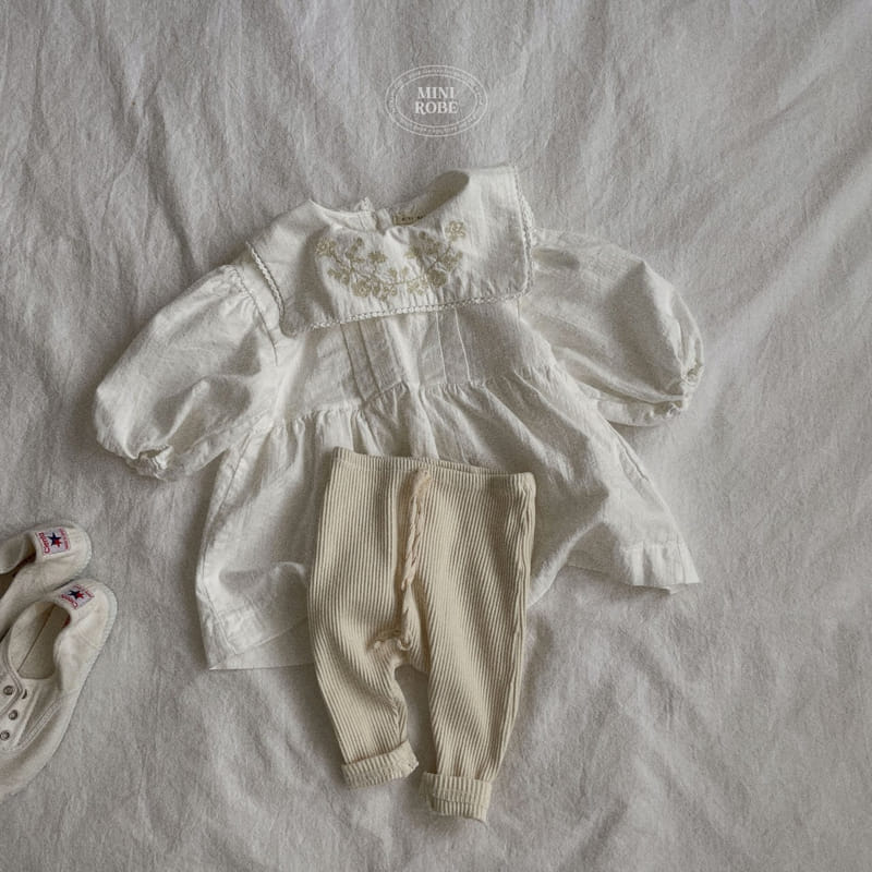 Mini Robe - Korean Baby Fashion - #babyoutfit - Bebe Sailor One-piece - 6