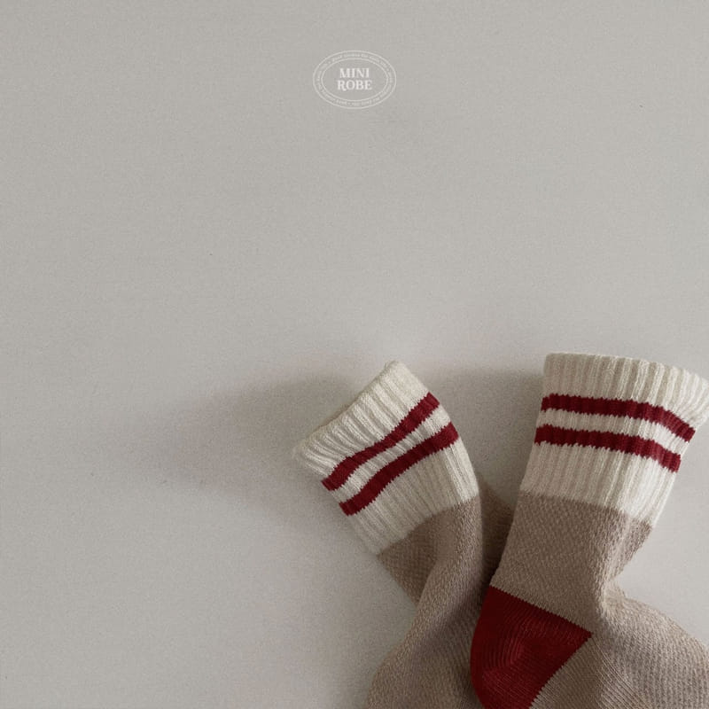 Mini Robe - Korean Baby Fashion - #babywear - Palet Socks - 5