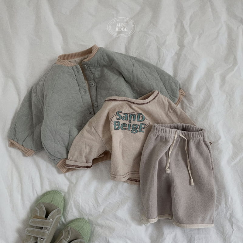 Mini Robe - Korean Baby Fashion - #babywear - Bebe Sand Tee - 5