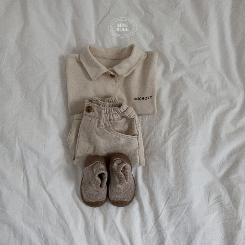 Mini Robe - Korean Baby Fashion - #onlinebabyboutique - Bebe Enco Collar Tee - 8