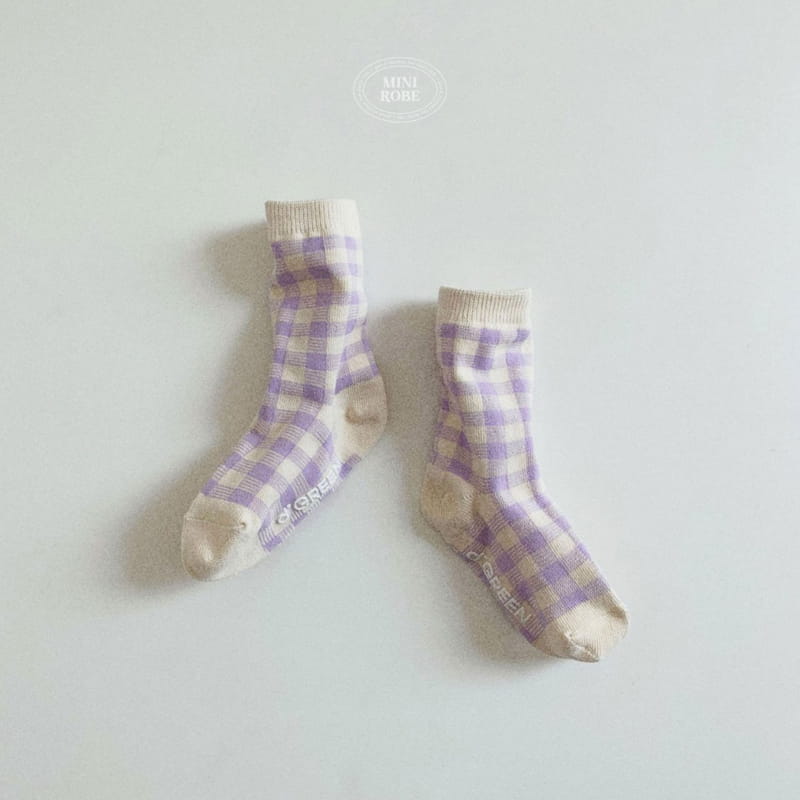Mini Robe - Korean Baby Fashion - #onlinebabyboutique - Natural Socks - 12