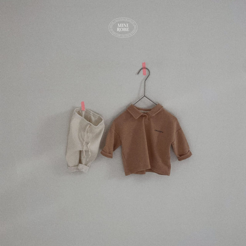 Mini Robe - Korean Baby Fashion - #onlinebabyshop - Bebe Enco Collar Tee - 9