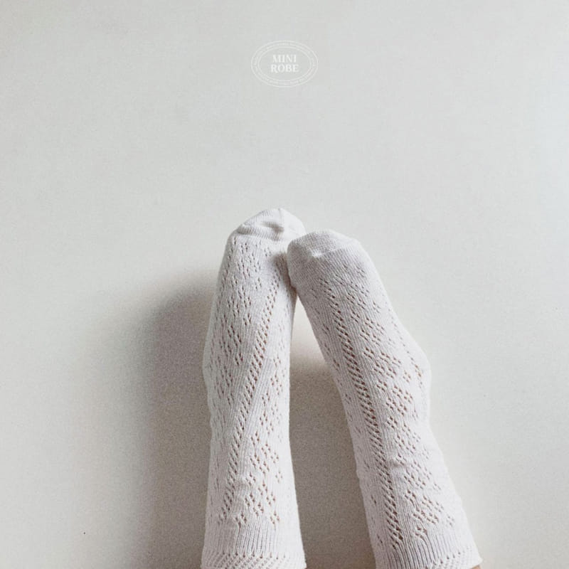 Mini Robe - Korean Baby Fashion - #onlinebabyshop - Floral Socks - 11