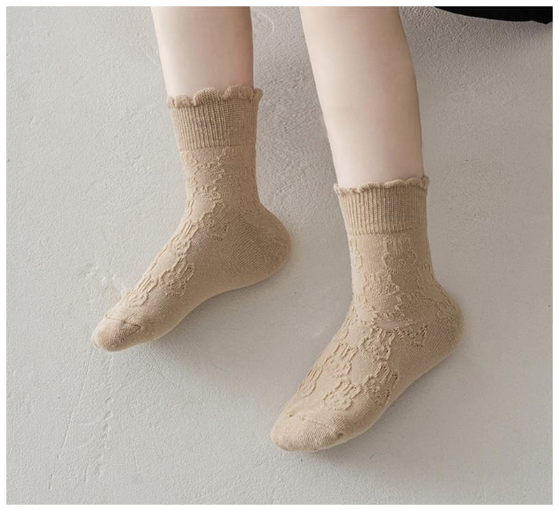 Miso - Korean Children Fashion - #childrensboutique - Heloise Socks Set - 3