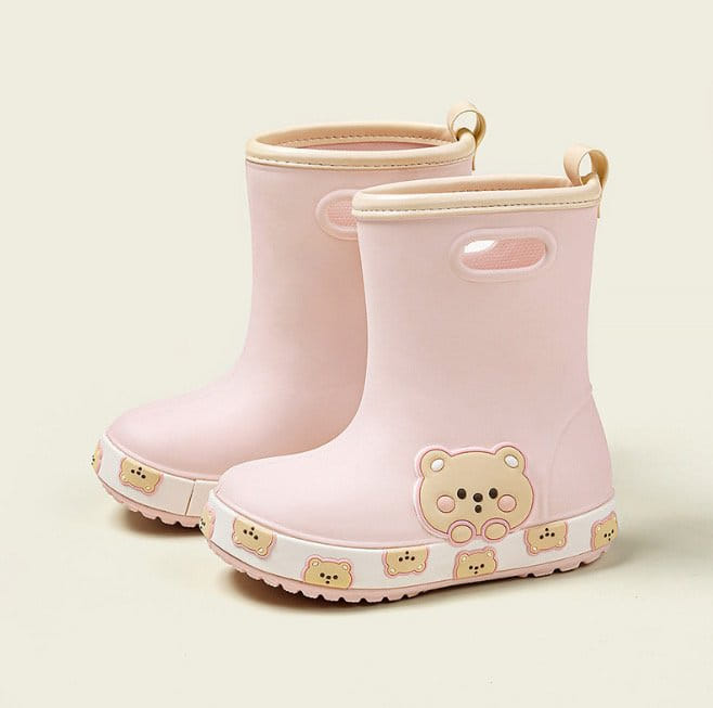 Miso - Korean Children Fashion - #kidsshorts - Bear Rainboots - 2