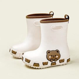 Miso - Korean Children Fashion - #kidsstore - Bear Rainboots - 4